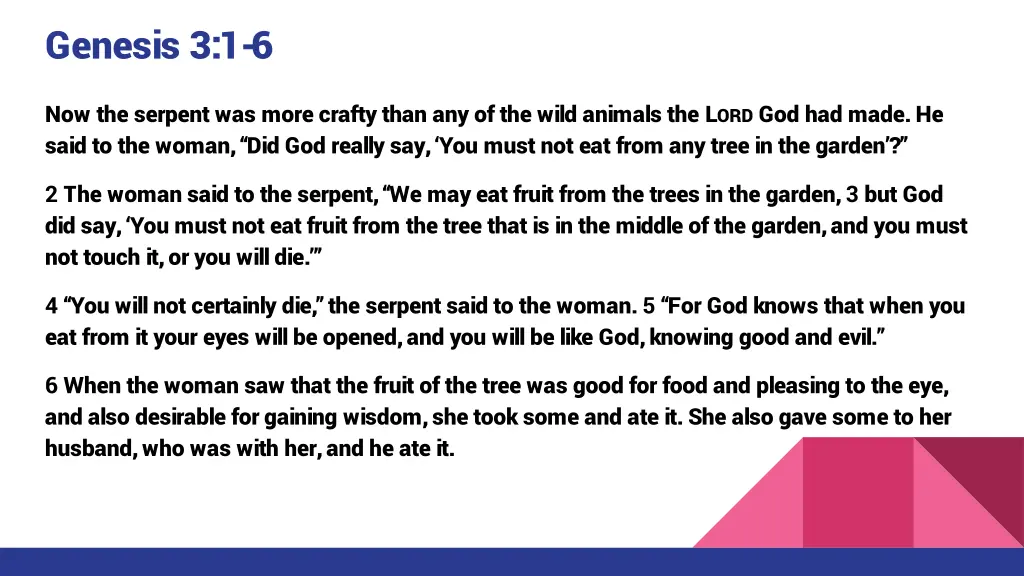 genesis 3 1 6