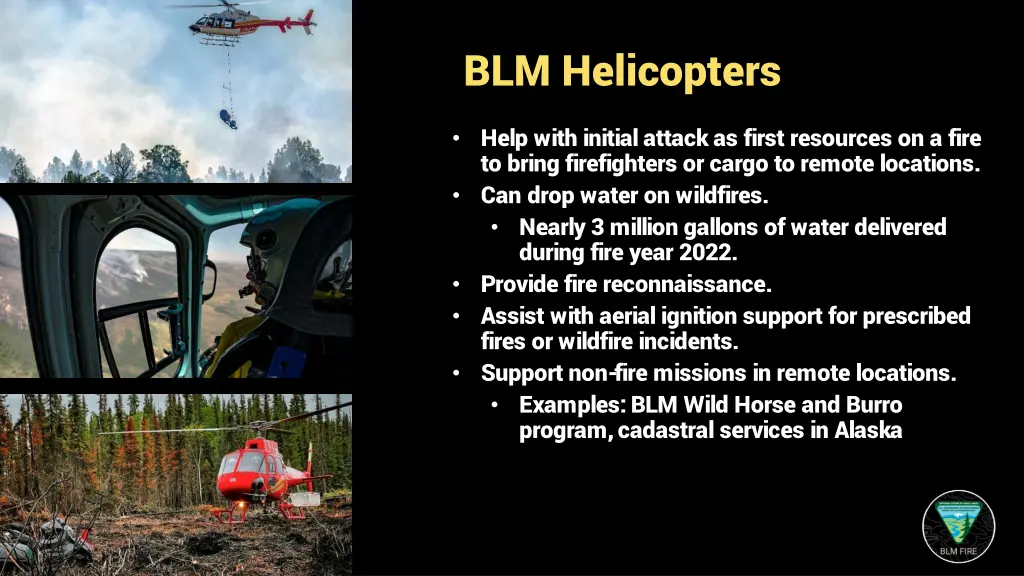 blm helicopters