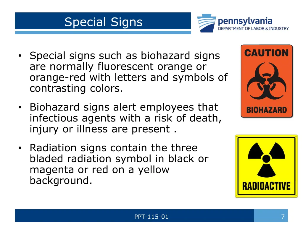 special signs