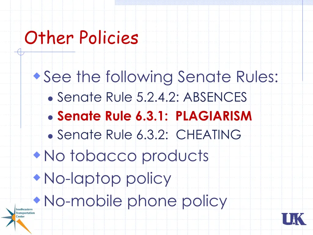other policies