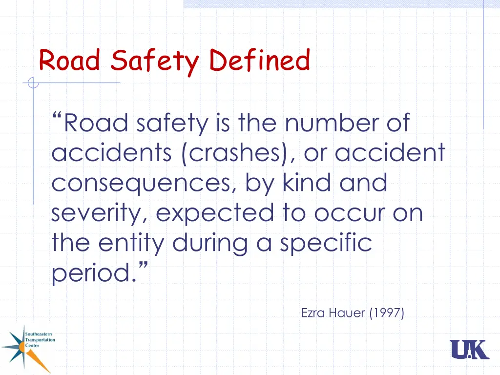 road safety defined