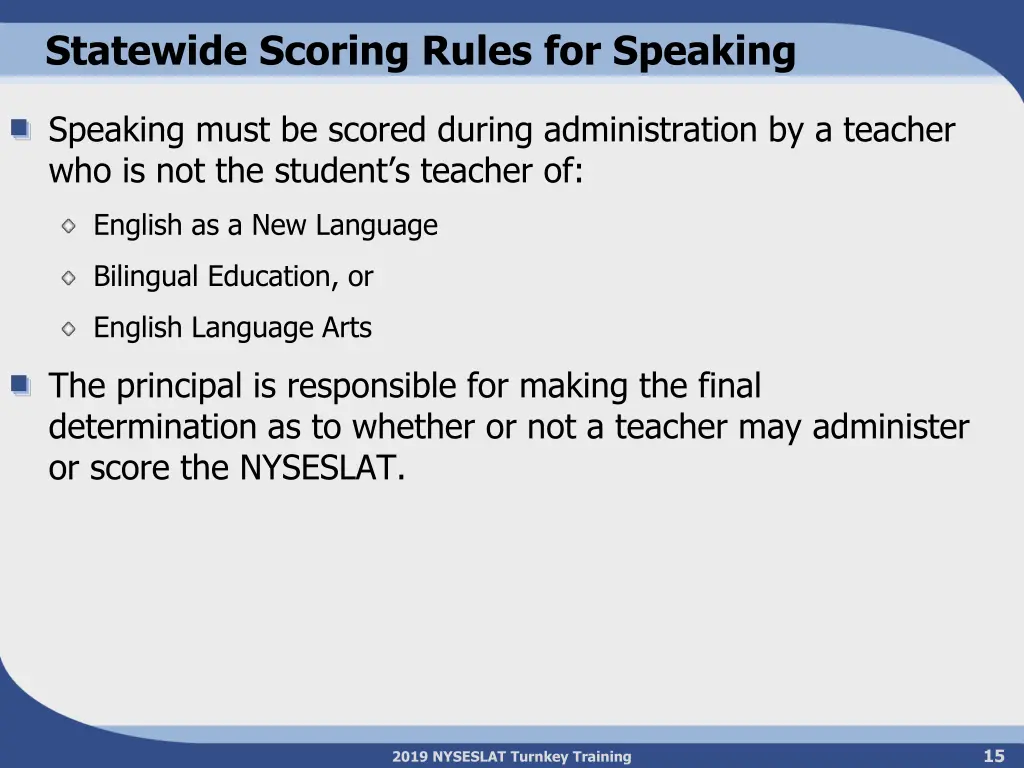 statewide scoring rules for speaking 1