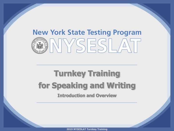 turnkey training for speaking and writing