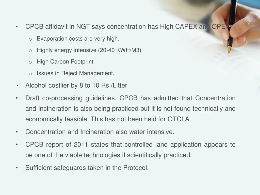 cpcb affidavit in ngt says concentration has high