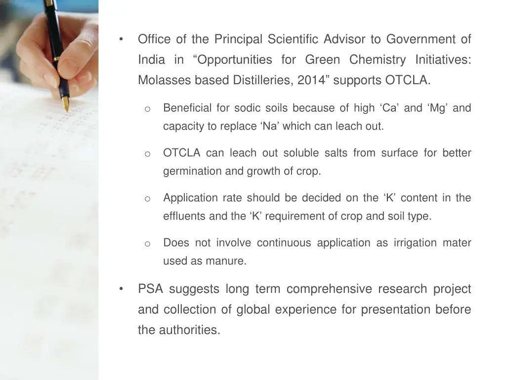 office of the principal scientific advisor