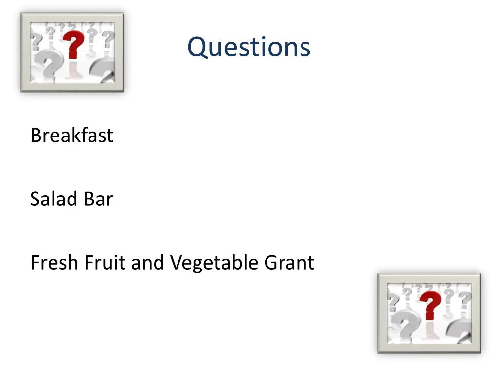 questions