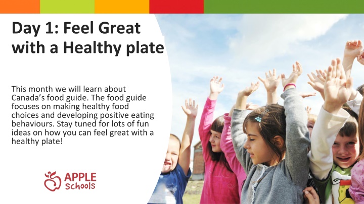 day 1 feel great with a healthy plate