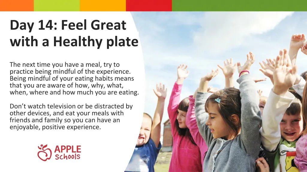 day 14 feel great with a healthy plate