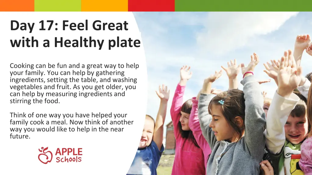 day 17 feel great with a healthy plate