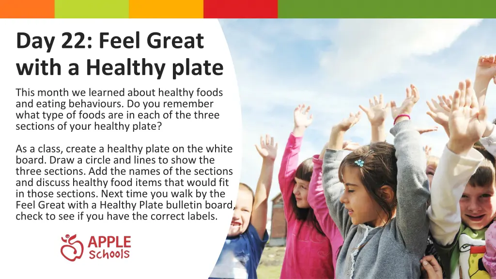 day 22 feel great with a healthy plate