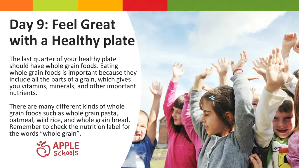 day 9 feel great with a healthy plate