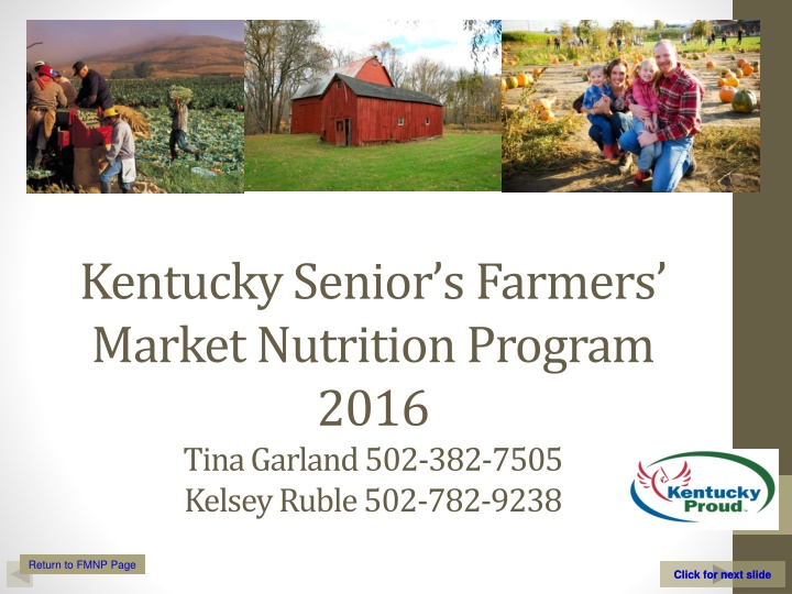 kentucky senior s farmers market nutrition