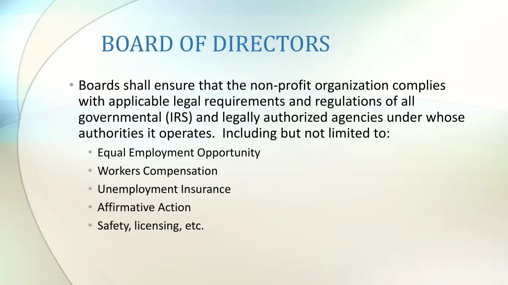 board of directors 2