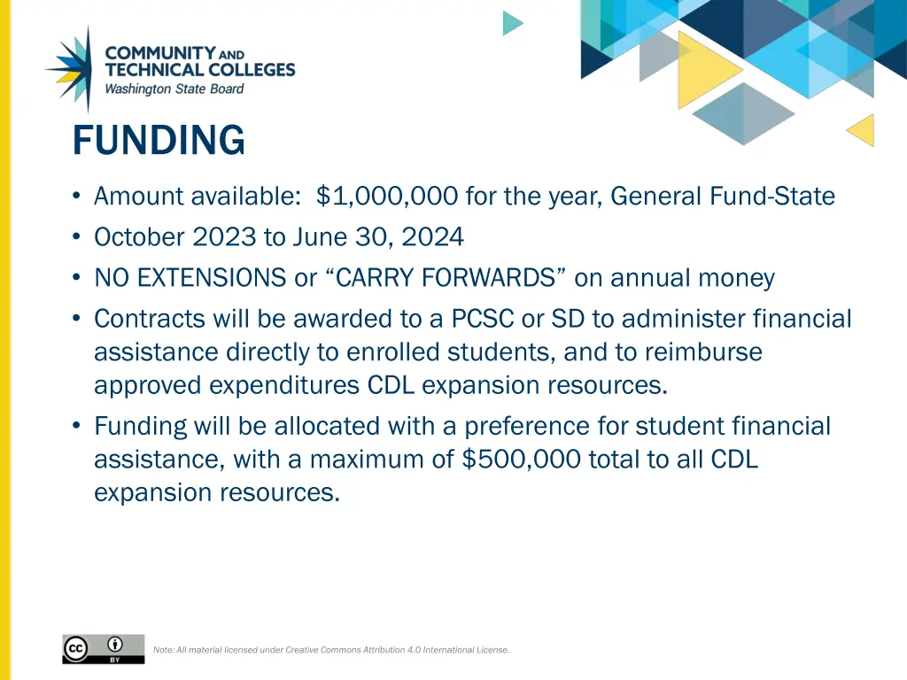 funding