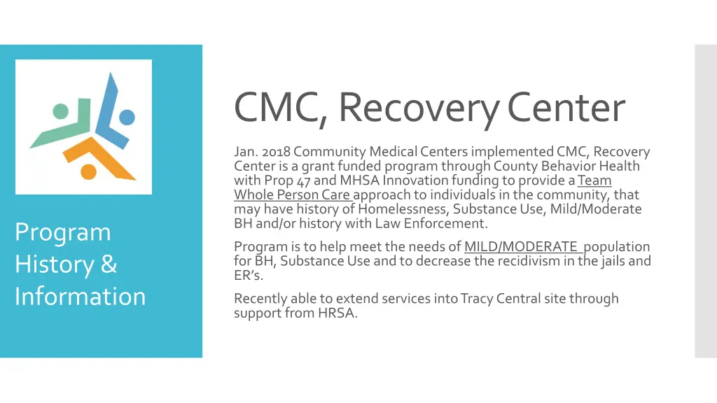 cmc recovery center 1
