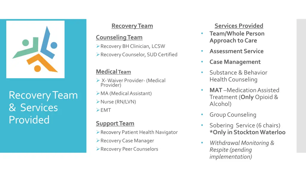 recovery team