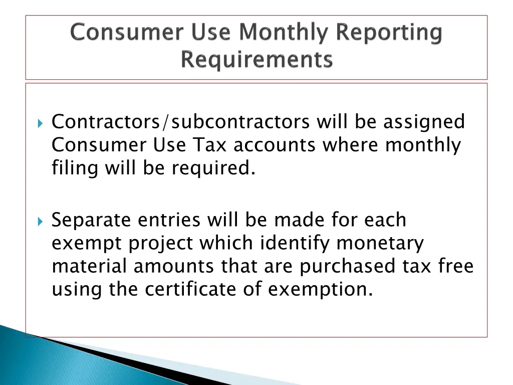 contractors subcontractors will be assigned