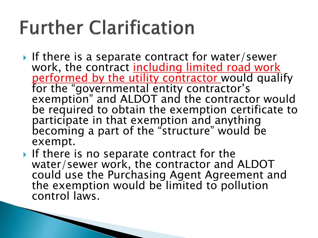 if there is a separate contract for water sewer