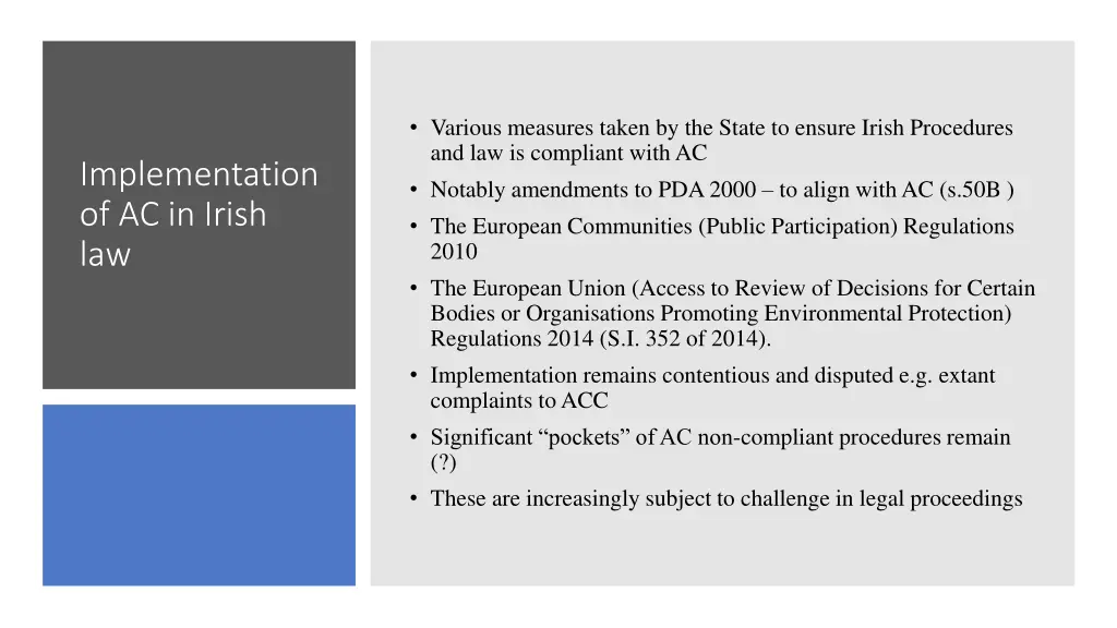 various measures taken by the state to ensure