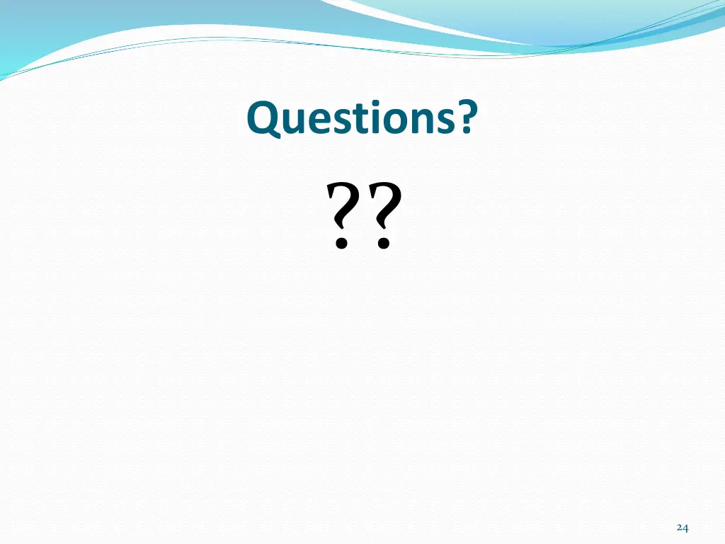 questions