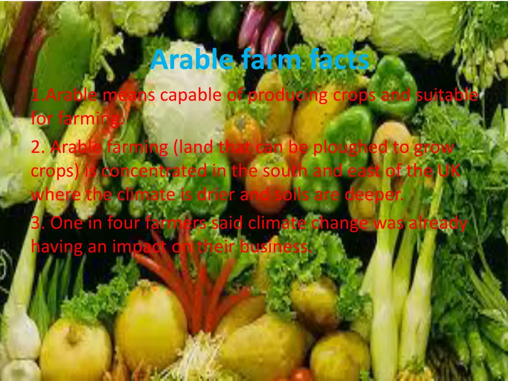 arable farm facts