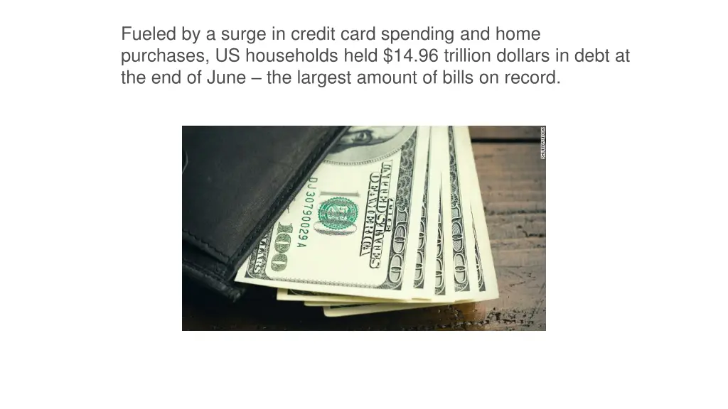 fueled by a surge in credit card spending