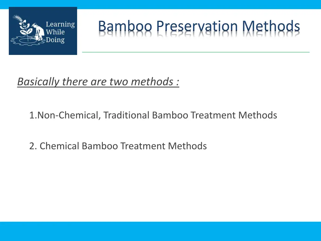 bamboo preservation methods
