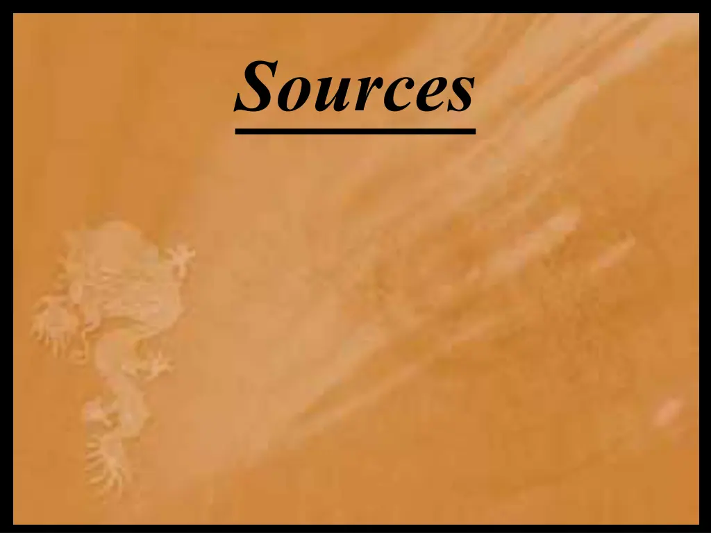 sources