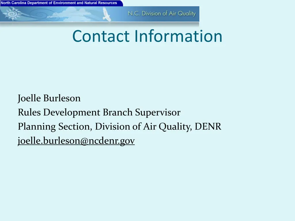 contact information