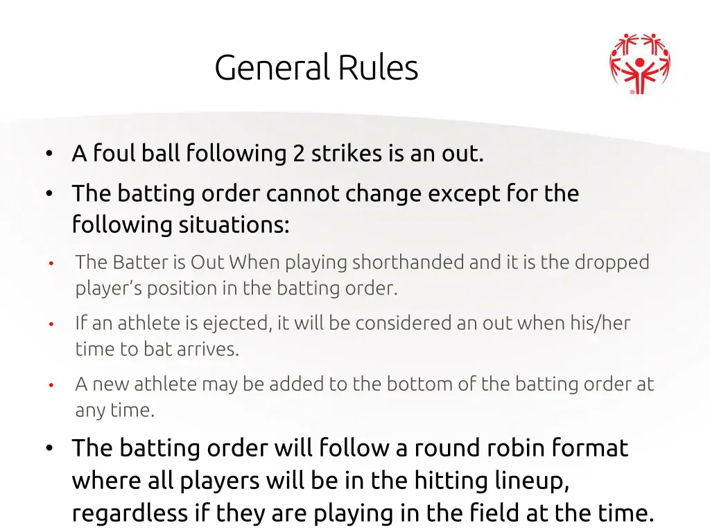 general rules 2
