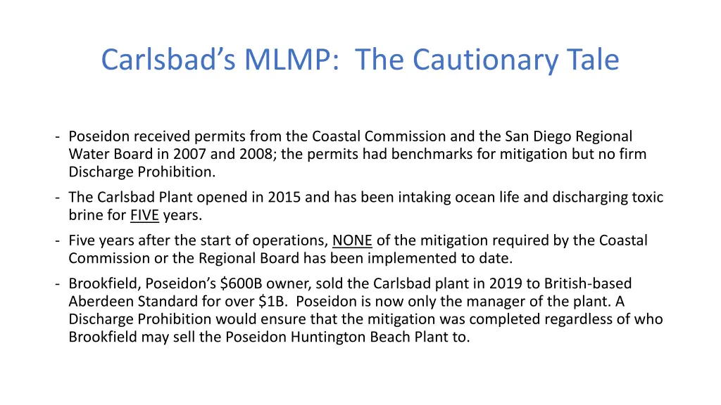 carlsbad s mlmp the cautionary tale