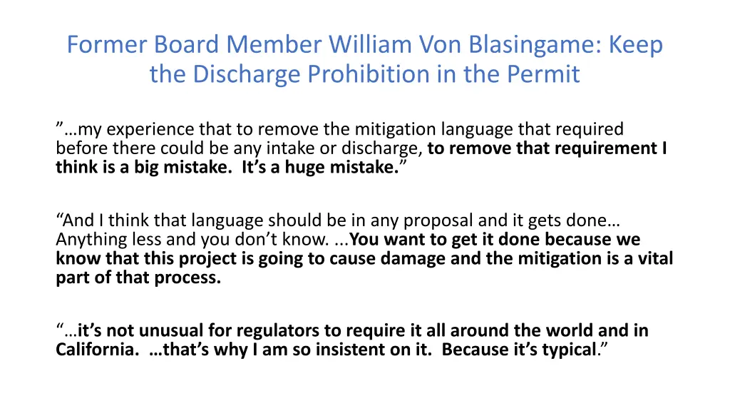 former board member william von blasingame keep