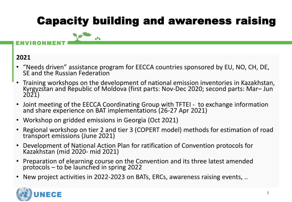 capacity building and awareness raising capacity