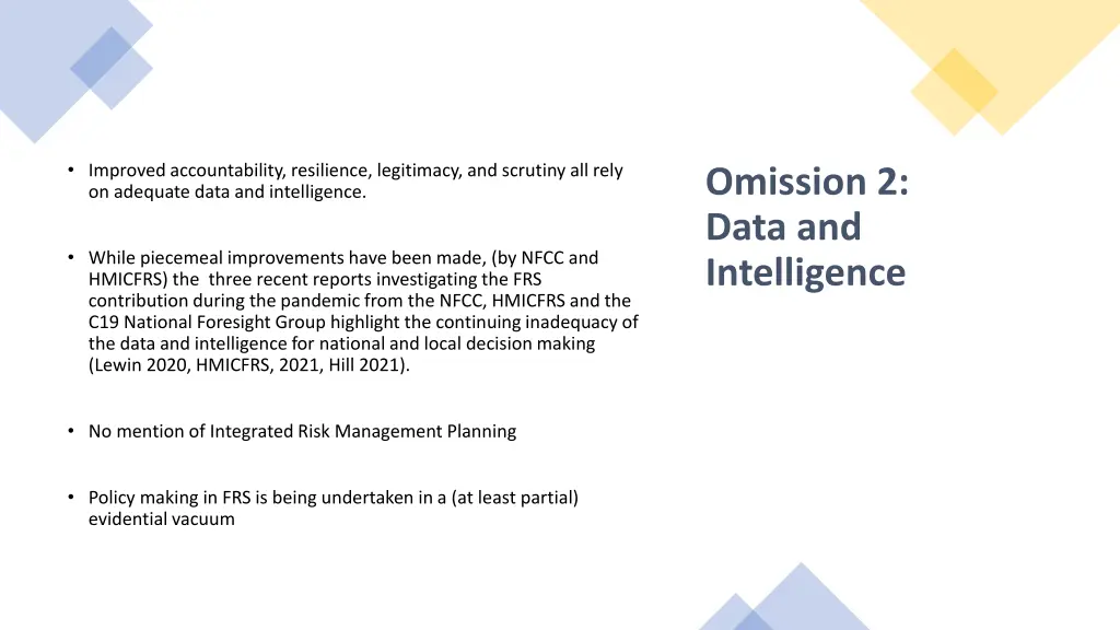 improved accountability resilience legitimacy