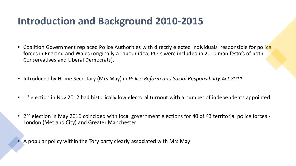 introduction and background 2010 2015