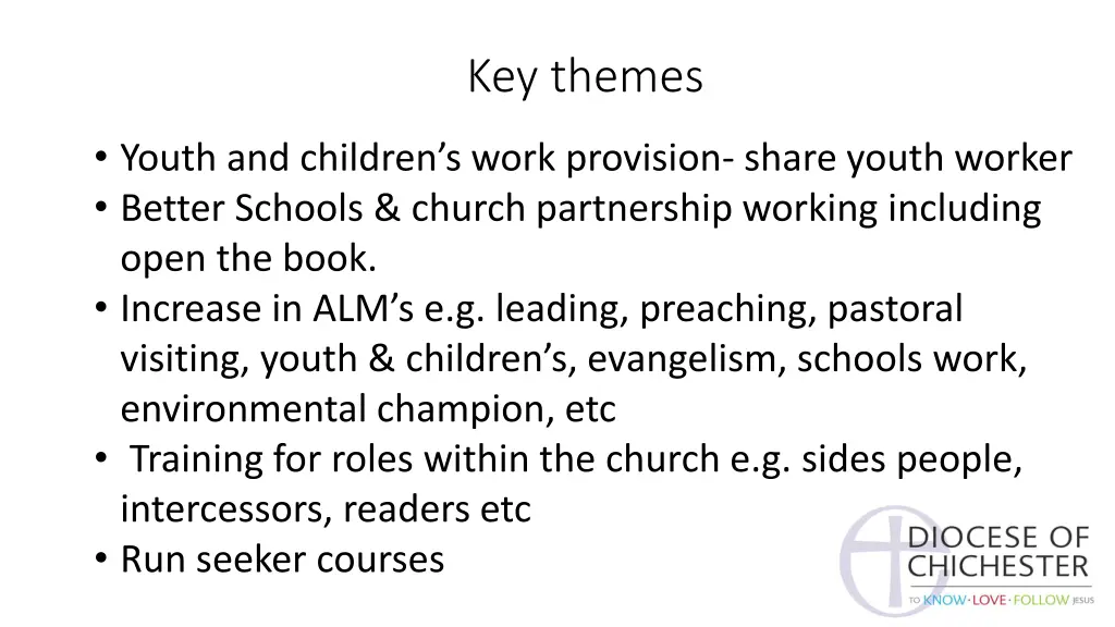 key themes