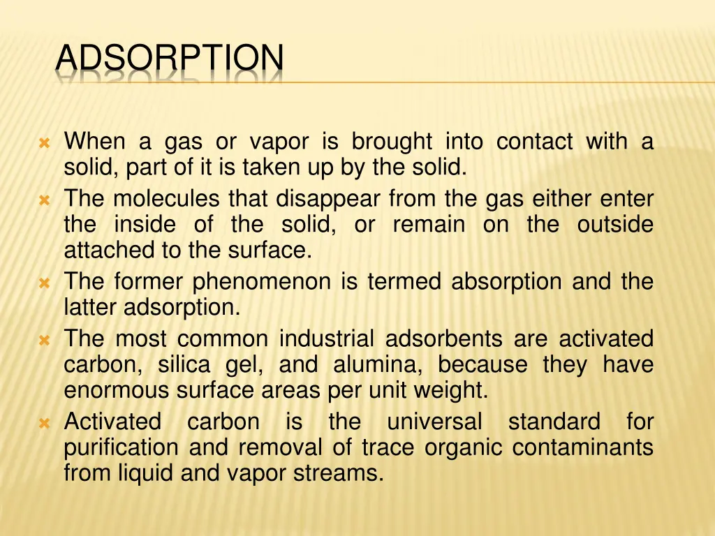 adsorption