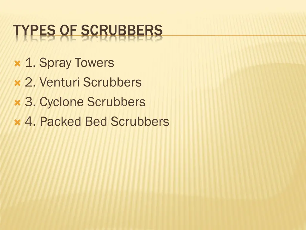 types of scrubbers