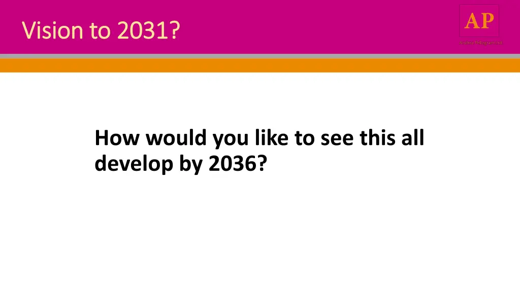 vision to 2031 vision to 2031