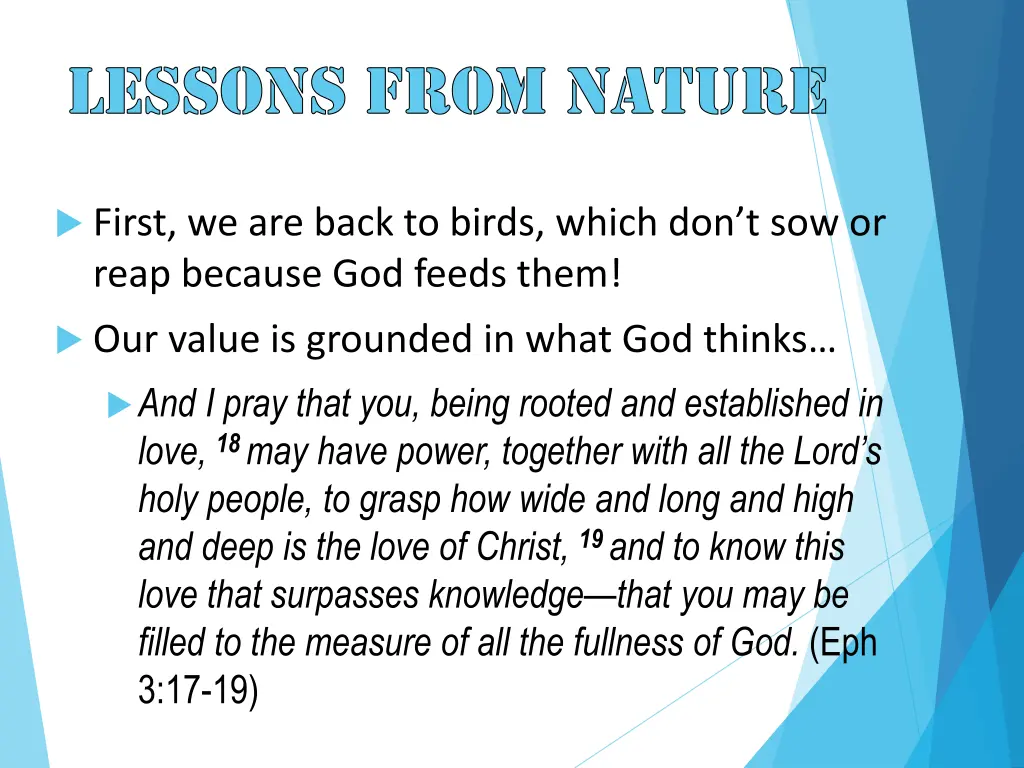 lessons from nature 1