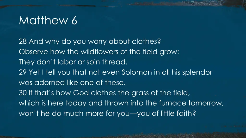 matthew 6 1