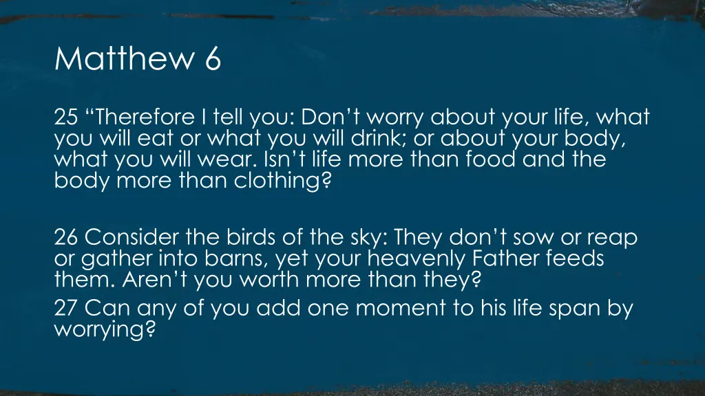 matthew 6