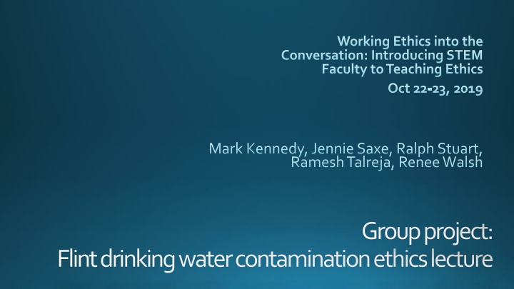 working ethics into the conversation introducing