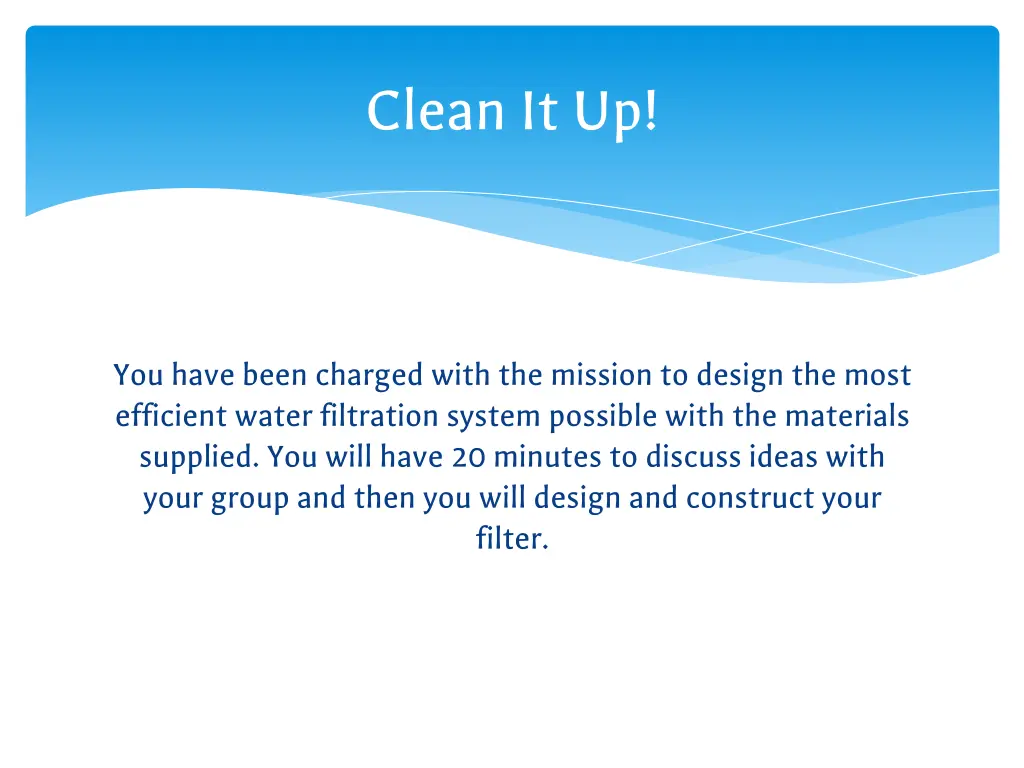 clean it up