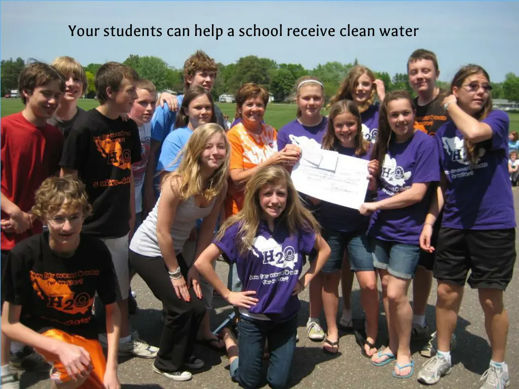 your students can help a school receive clean