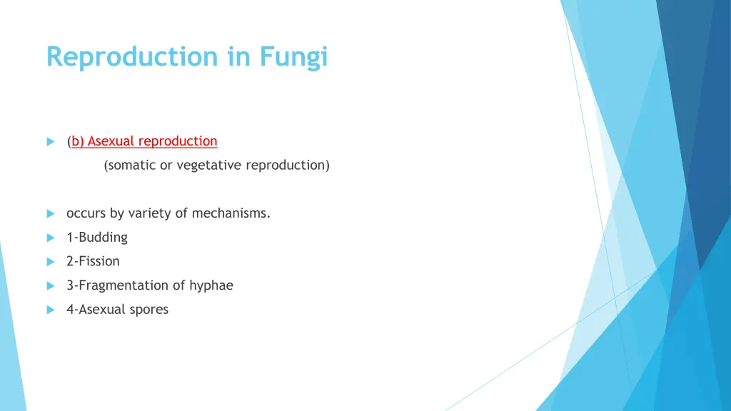 reproduction in fungi 1