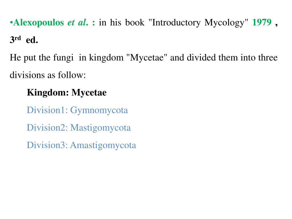 alexopoulos et al in his book introductory