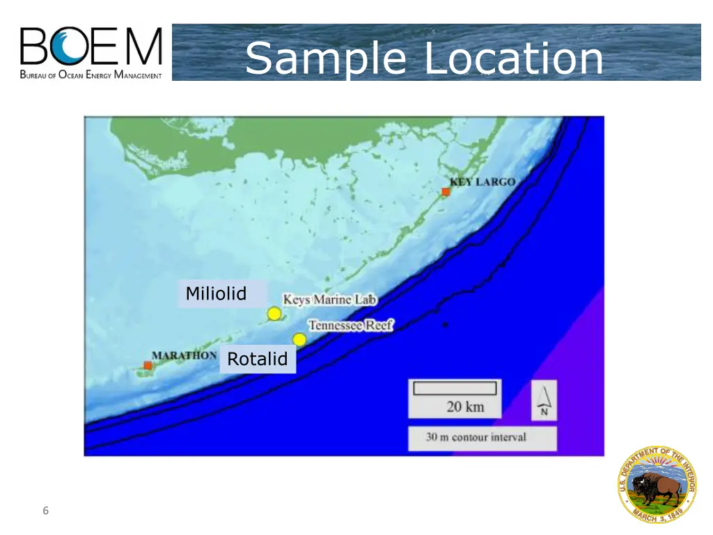 sample location