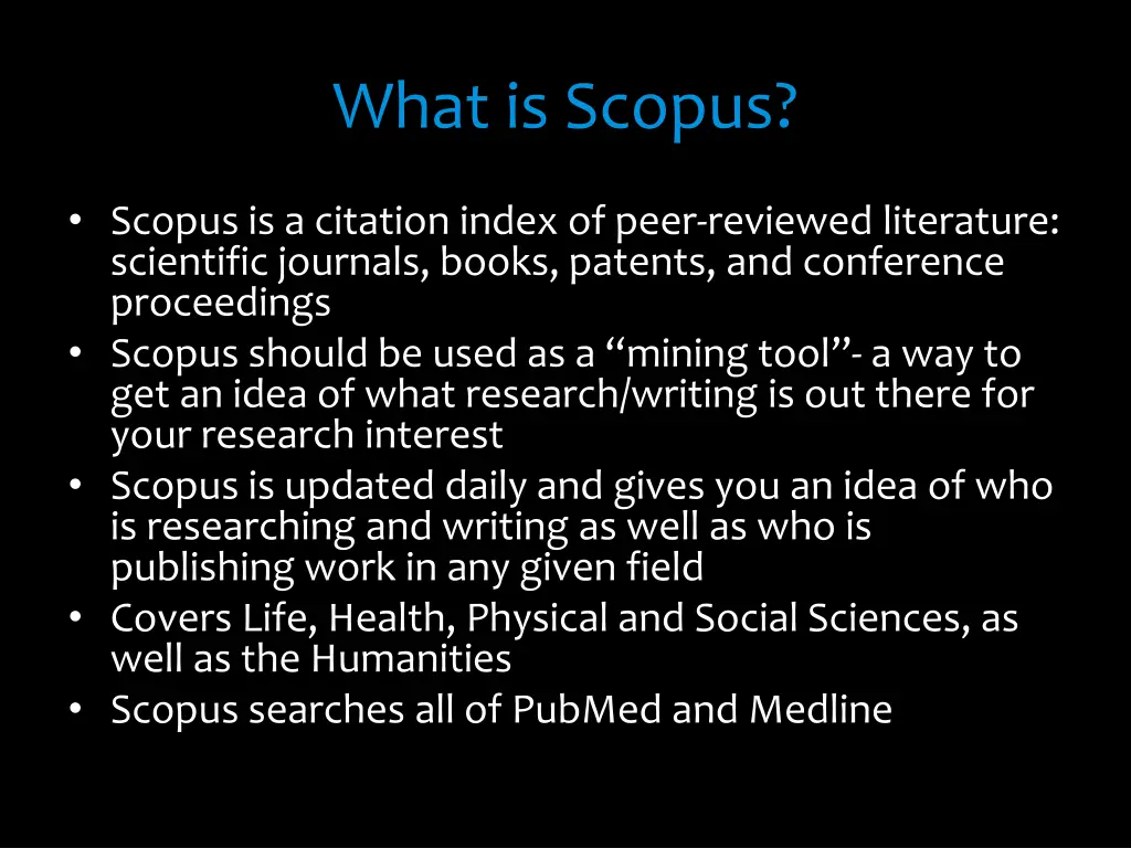 what is scopus