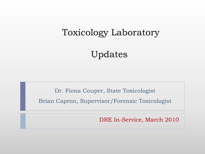 toxicology laboratory
